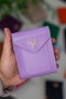 Zoozie Bags Cartera de Mujer Lila, 100% Cuero PU, Elegante y Sofisticada para Uso Diario y Salidas